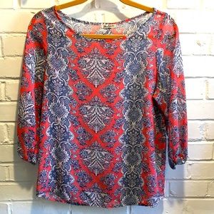 Blue Sketch printed blouse